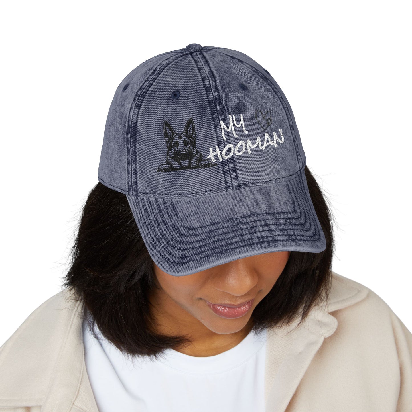 "My Hooman" German Shepherd Embroidered Hat