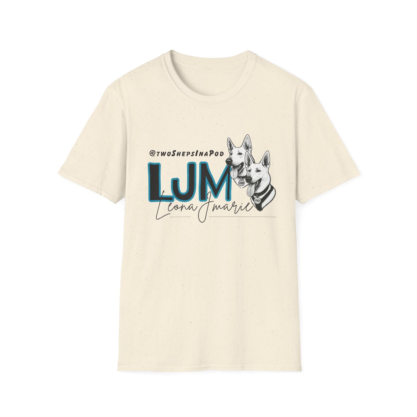 Leona J Marie Custom Logo T-Shirt @twoShepsInaPod