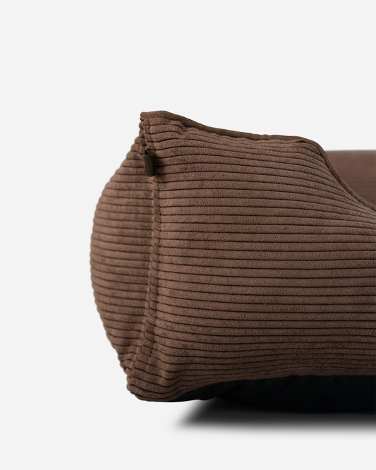 Chester & Lee | Fancy Corduroy Sleeper Dog Bed Brown