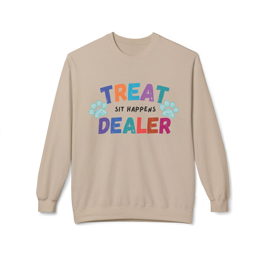 Treat Dealer Sweatshirt "Sit Happens" Crewneck