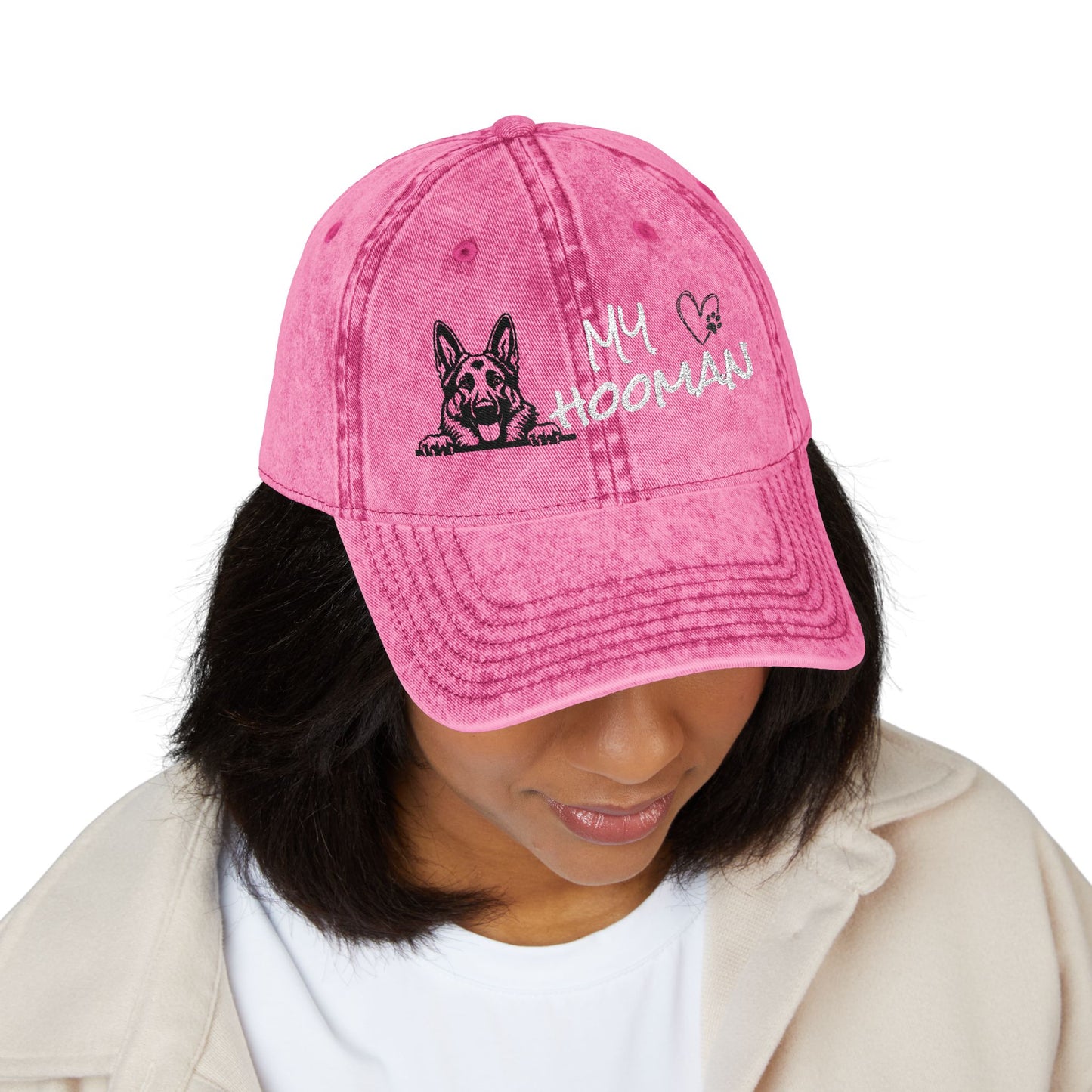 "My Hooman" German Shepherd Embroidered Hat