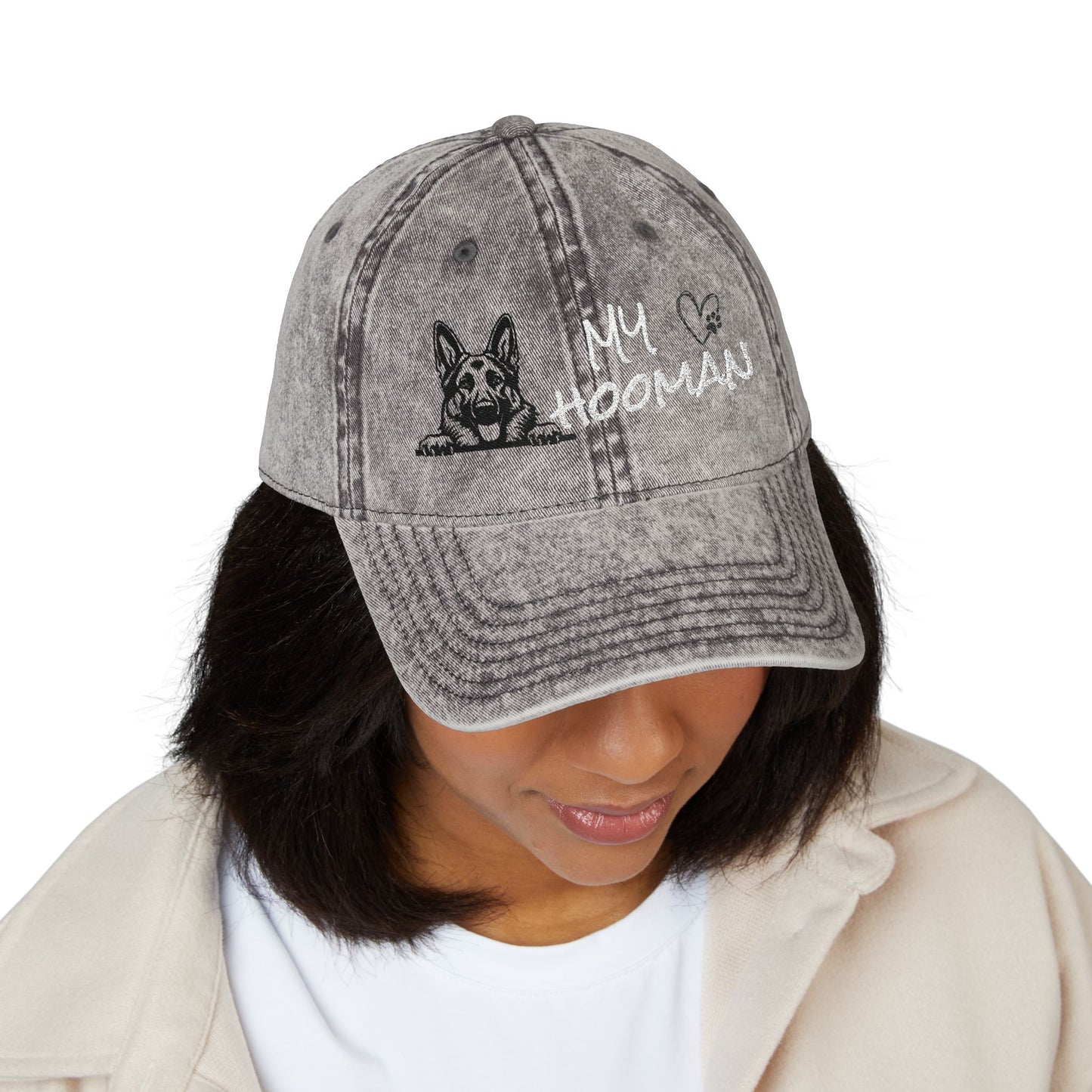 "My Hooman" German Shepherd Embroidered Hat