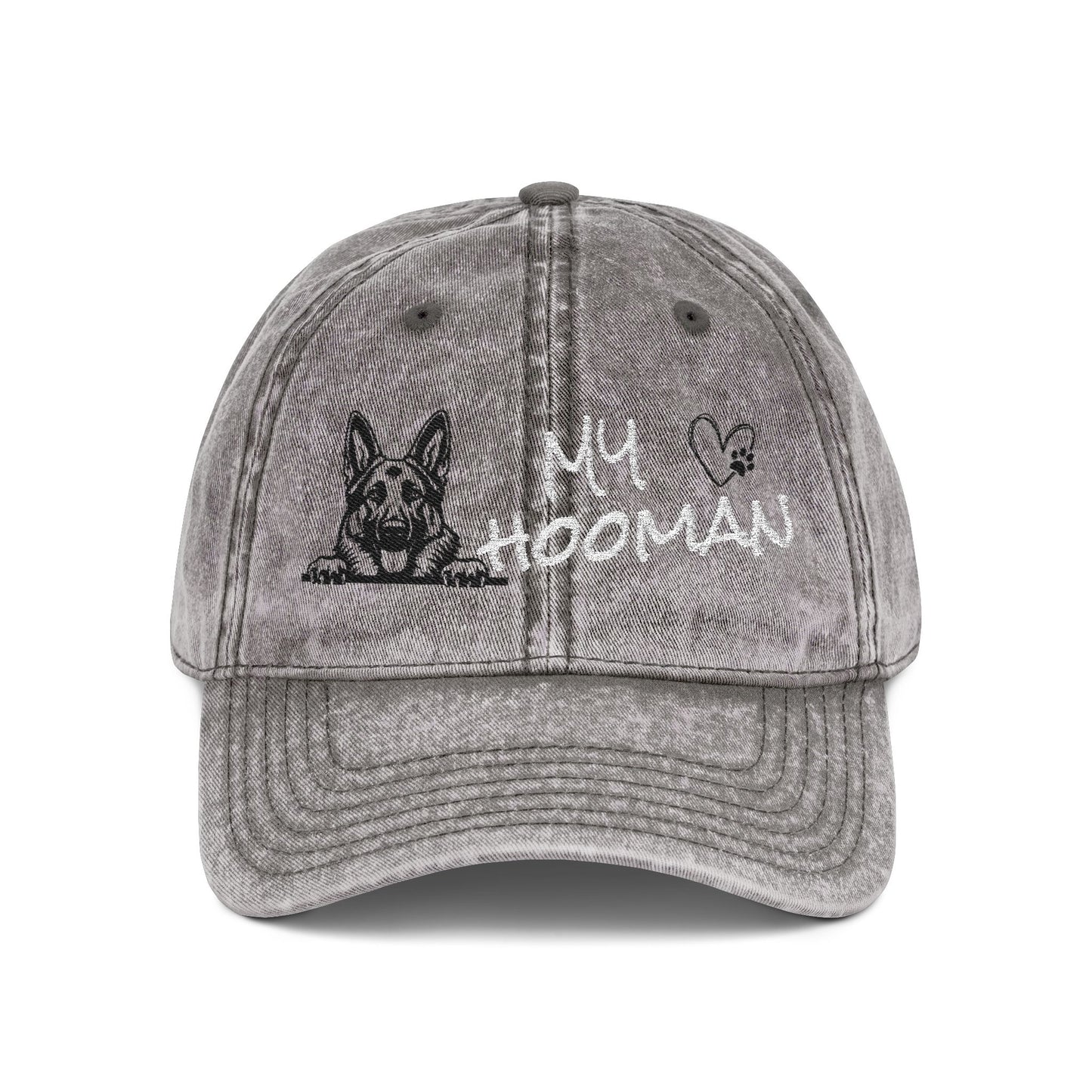 "My Hooman" German Shepherd Embroidered Hat