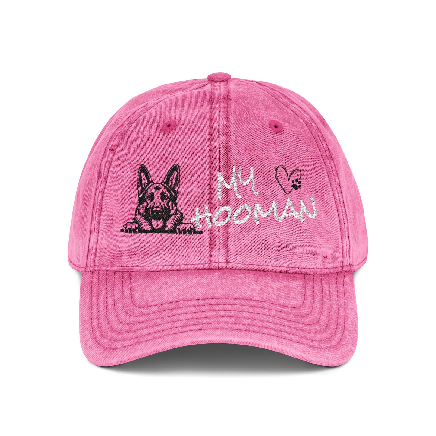 "My Hooman" German Shepherd Embroidered Hat