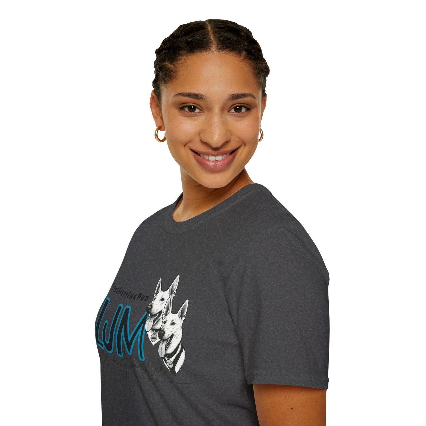 Leona J Marie Custom Logo T-Shirt @twoShepsInaPod