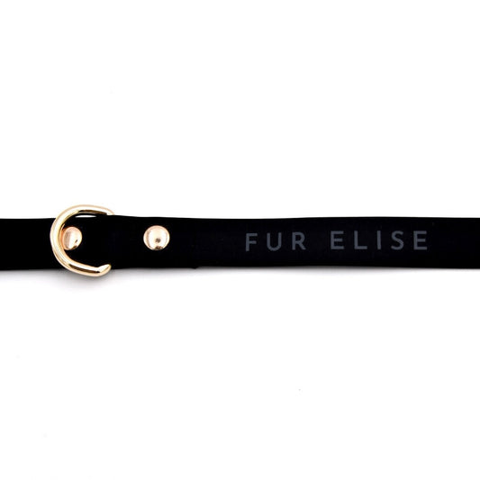 Fur Elise Leash - Noir