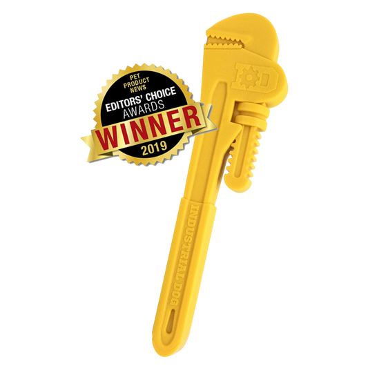 Pipe Wrench Nylon Dog Toy for Aggressive Chewers | USA Made | SodaPup