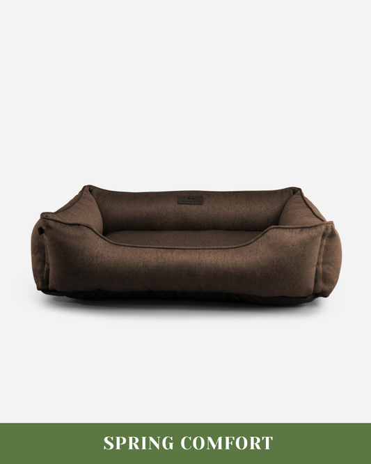 Chester & Lee | Cotton Sleeper Dog Bed Brown