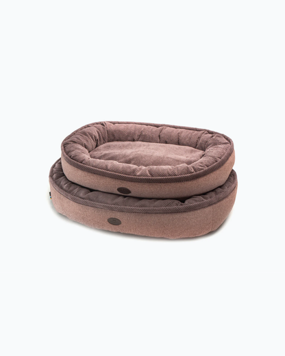 Chester & Lee | Cuddly Bagel Dog Bed