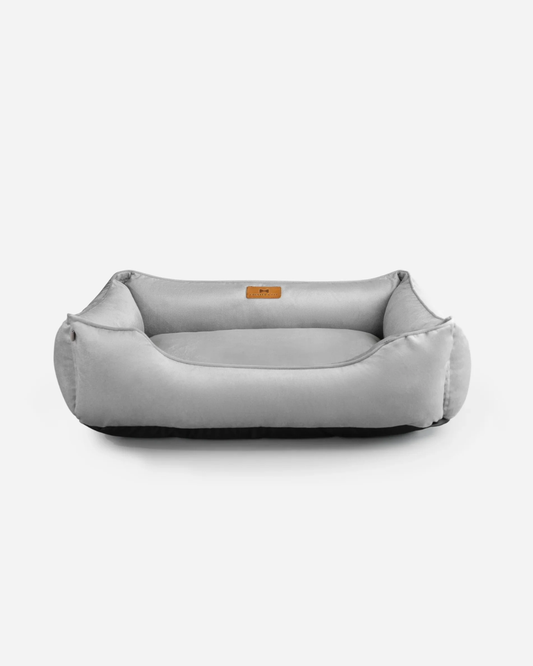 Chester & Lee | Classic Velvet Sleeper Dog Bed Gray