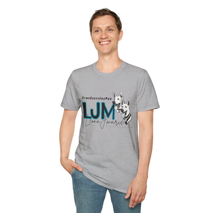 Leona J Marie Custom Logo T-Shirt @twoShepsInaPod