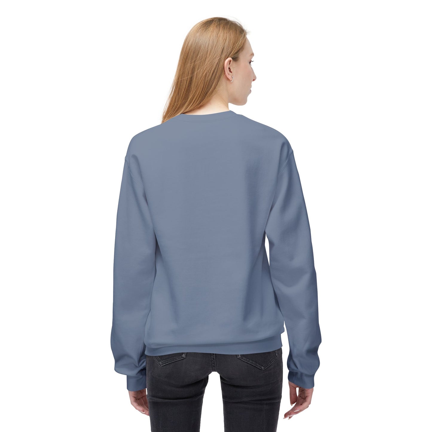 "Dog Hair Everywhere" Unisex Midweight Soft-style Fleece Crewneck Sweatshirt