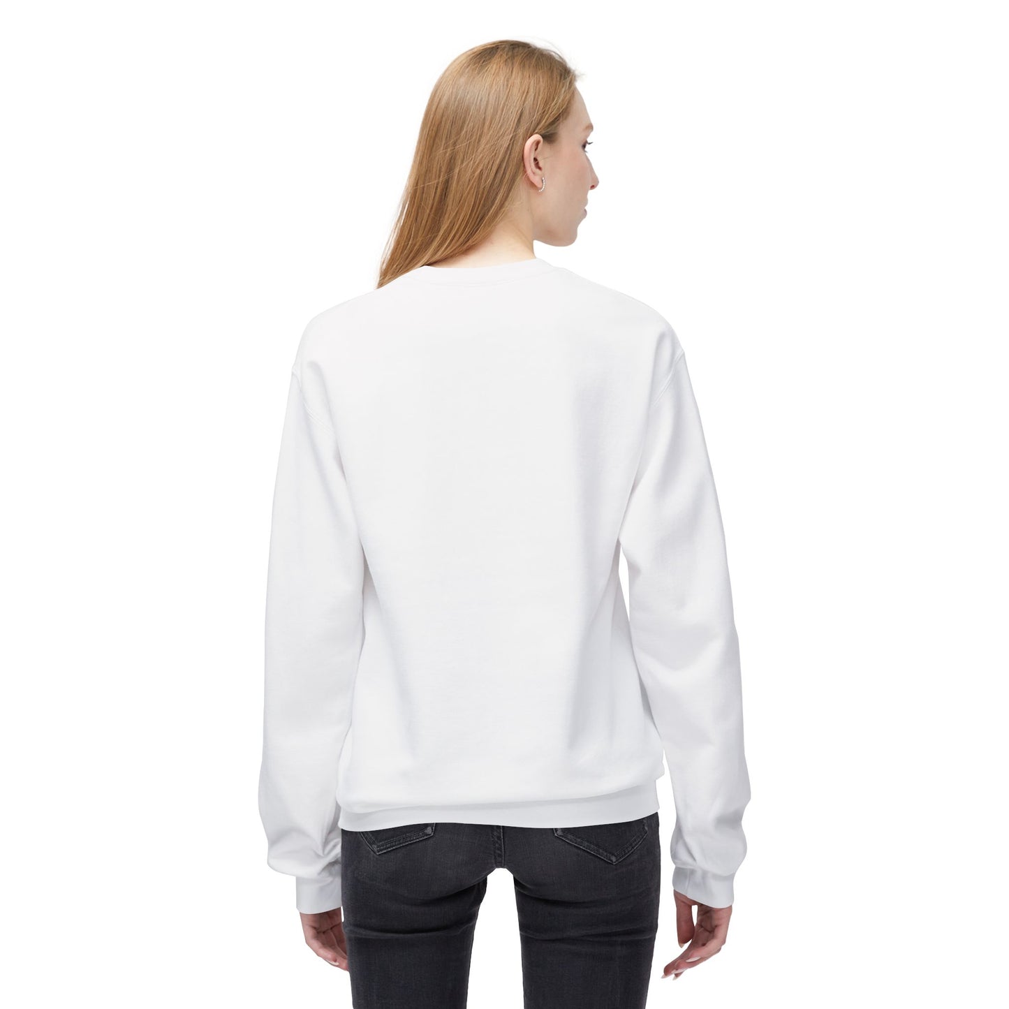 "Dog Hair Everywhere" Unisex Midweight Soft-style Fleece Crewneck Sweatshirt