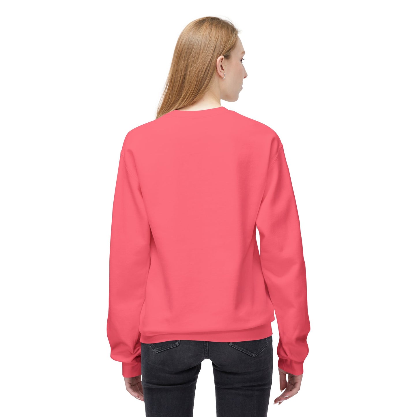 "Dog Hair Everywhere" Unisex Midweight Soft-style Fleece Crewneck Sweatshirt