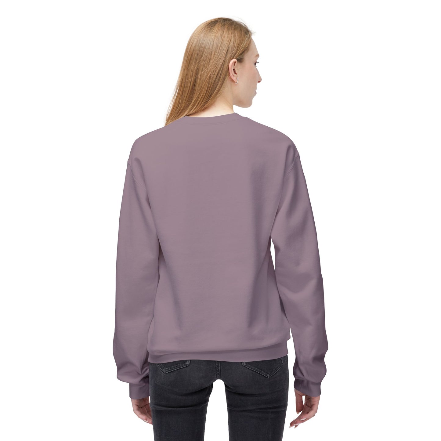"Dog Hair Everywhere" Unisex Midweight Soft-style Fleece Crewneck Sweatshirt