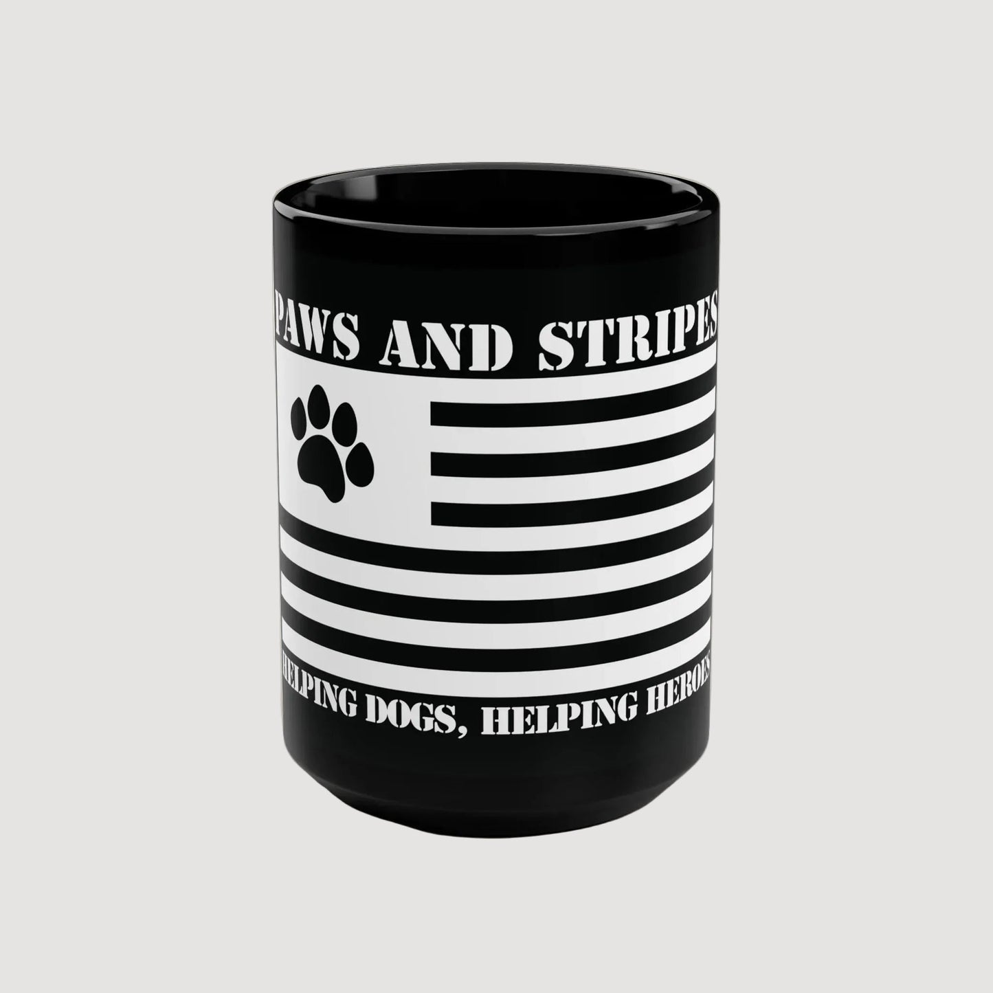 Paws and Stripes Logo Coffee Mug | Pooch Patriot Co.