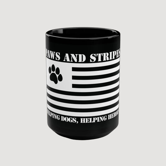 Paws and Stripes Logo Coffee Mug | Pooch Patriot Co.