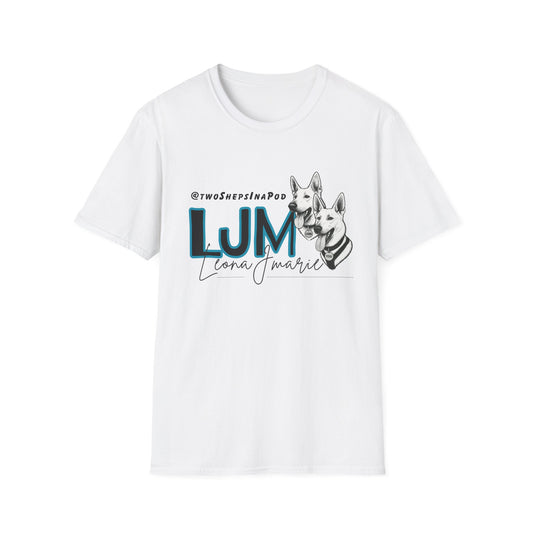 Leona J Marie Custom Logo T-Shirt @twoShepsInaPod