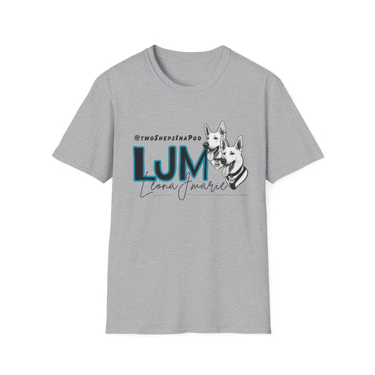 Leona J Marie Custom Logo T-Shirt @twoShepsInaPod