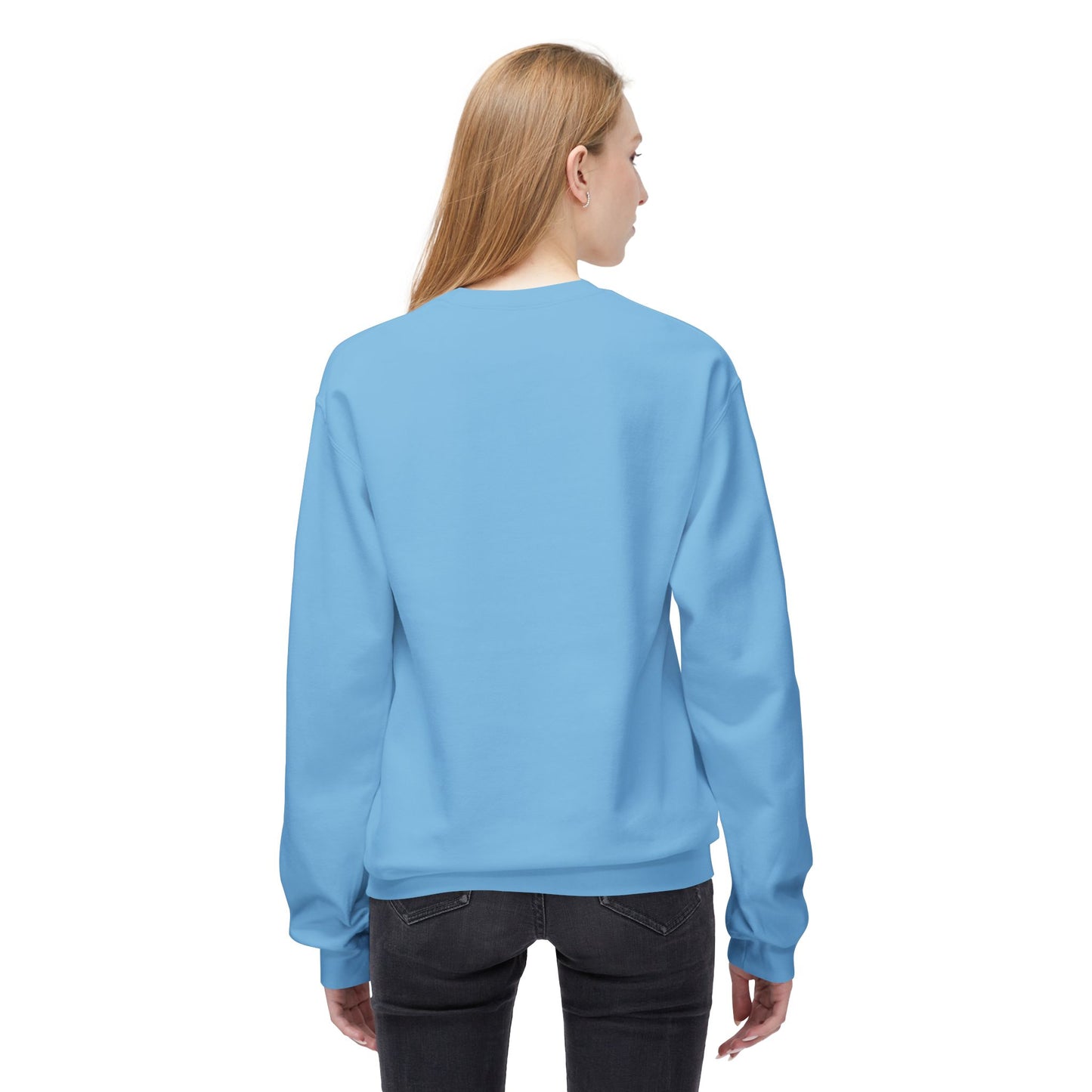 "Dog Hair Everywhere" Unisex Midweight Soft-style Fleece Crewneck Sweatshirt