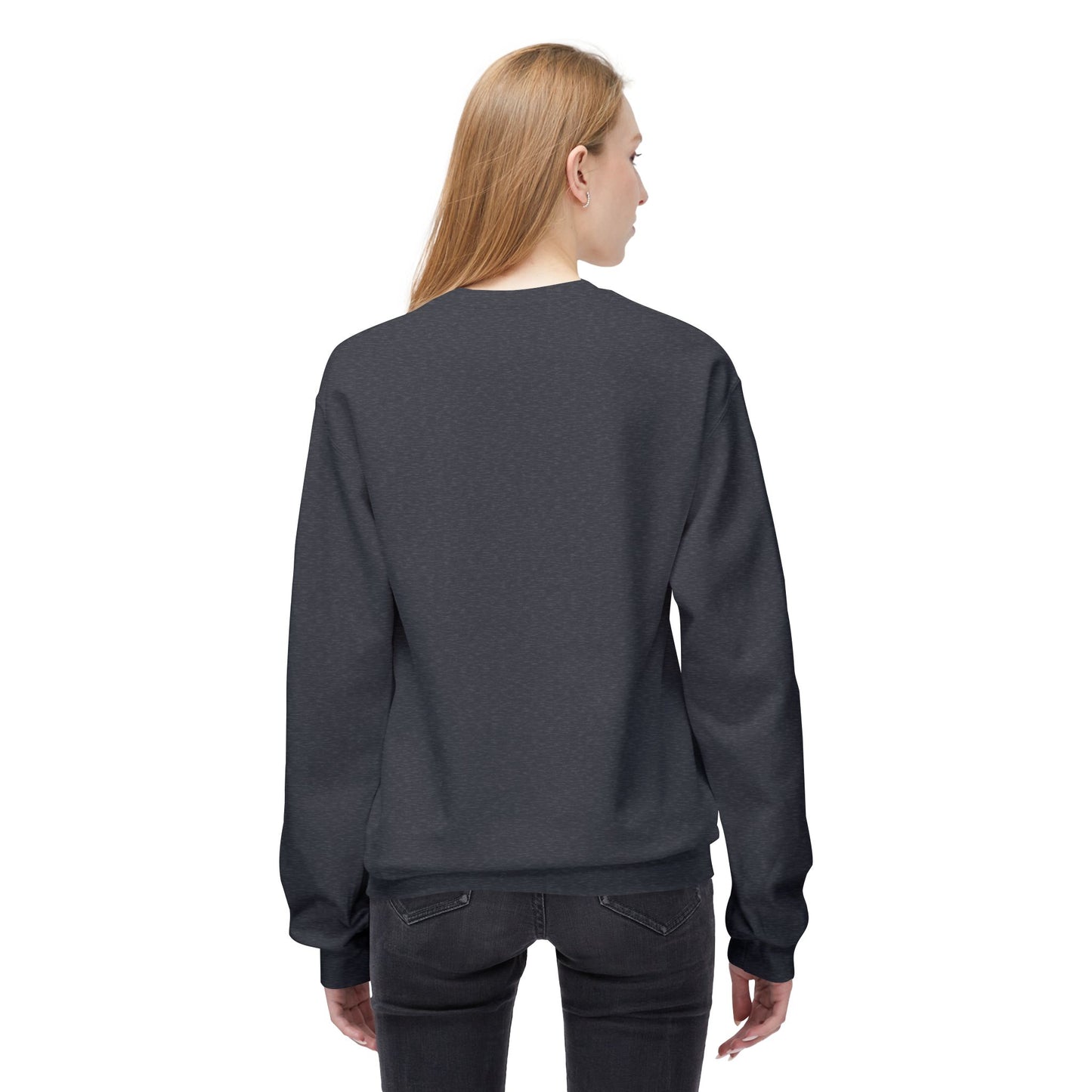 "Dog Hair Everywhere" Unisex Midweight Soft-style Fleece Crewneck Sweatshirt