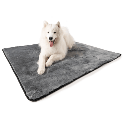PupProtector™ Summer Short Fur Waterproof Throw Blanket - Charcoal Grey