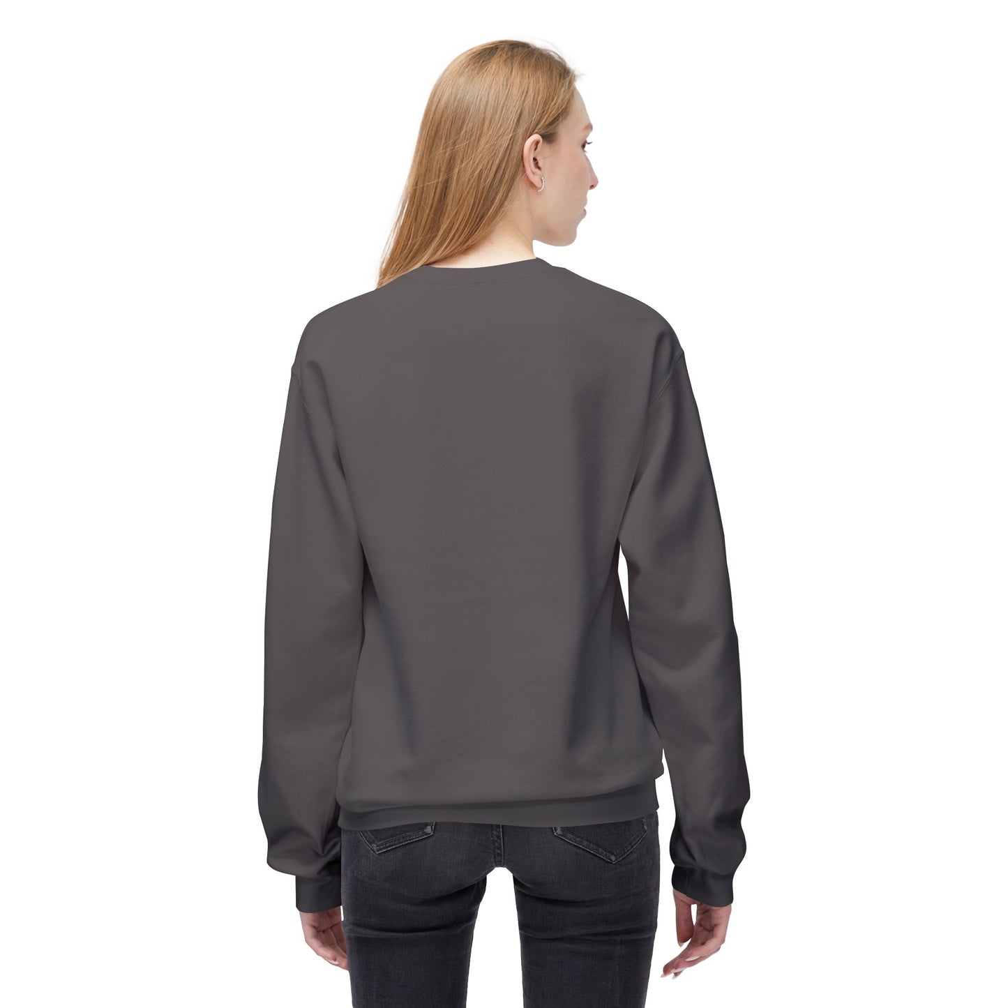 "Dog Hair Everywhere" Unisex Midweight Soft-style Fleece Crewneck Sweatshirt