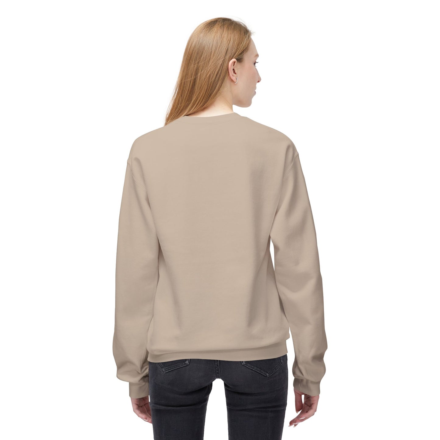 "Dog Hair Everywhere" Unisex Midweight Soft-style Fleece Crewneck Sweatshirt