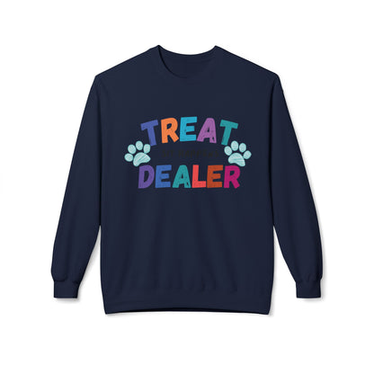 Treat Dealer Sweatshirt "Sit Happens" Funny Crewneck