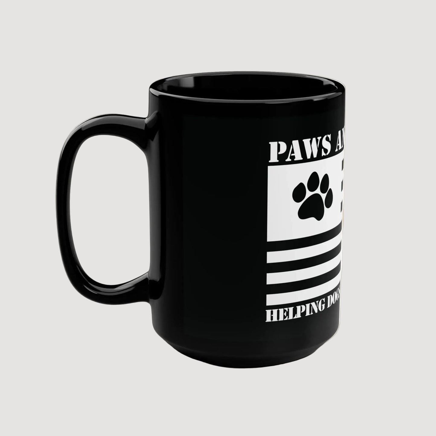 Paws and Stripes Logo Coffee Mug | Pooch Patriot Co.