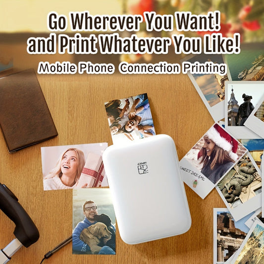 Wireless Portable Photo Printer Mini Color Printer for iOS/Android