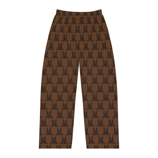 Brown German Shepherd Women's Pajama Pants