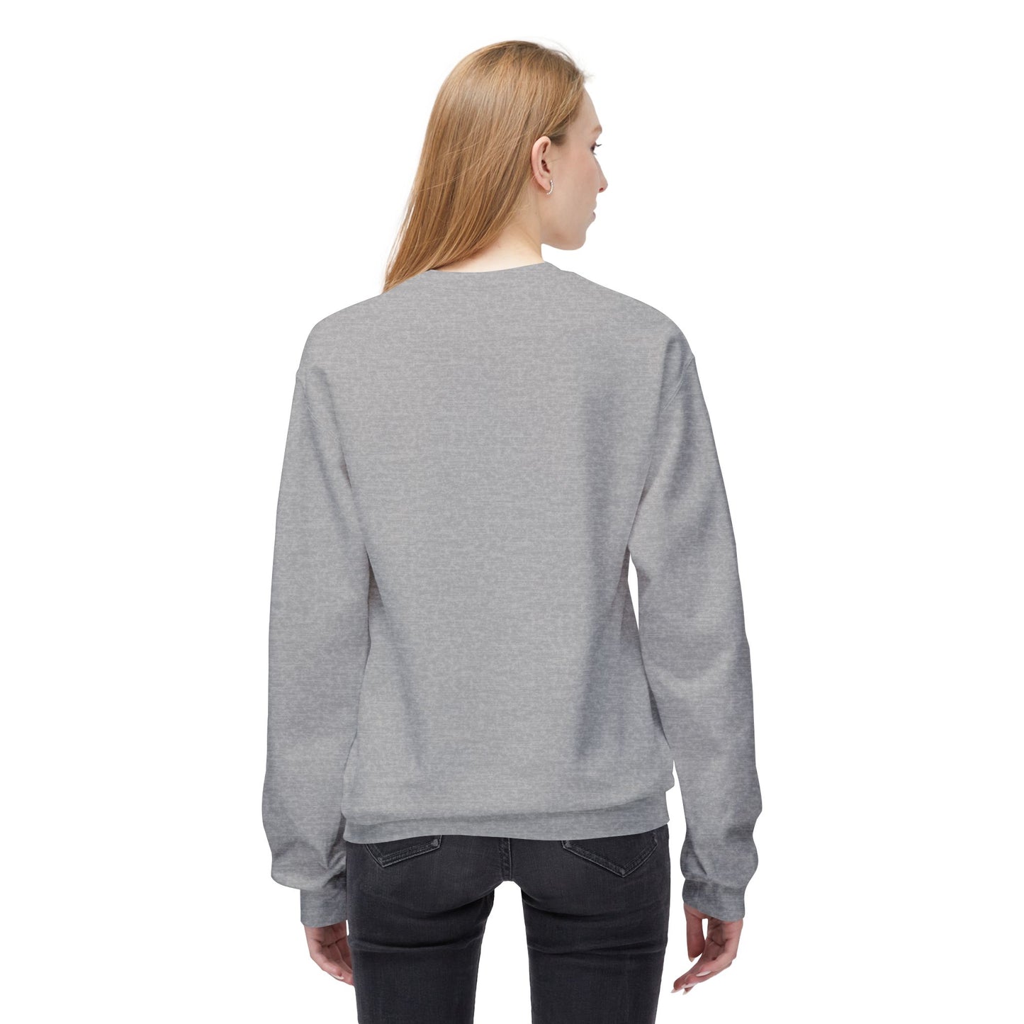 "Dog Hair Everywhere" Unisex Midweight Soft-style Fleece Crewneck Sweatshirt