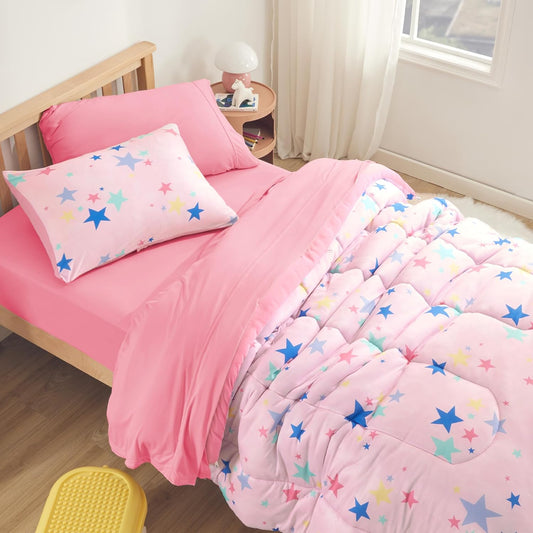 Premium Jersey Knit Kids Comforter Set