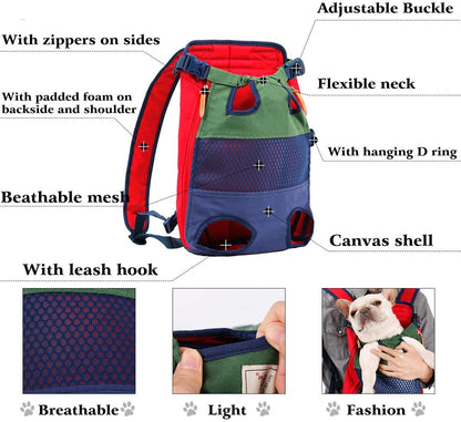 Cat Dog Carrier Front Backpack