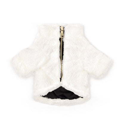 Fur Elise Furi Pet Coat - Bone