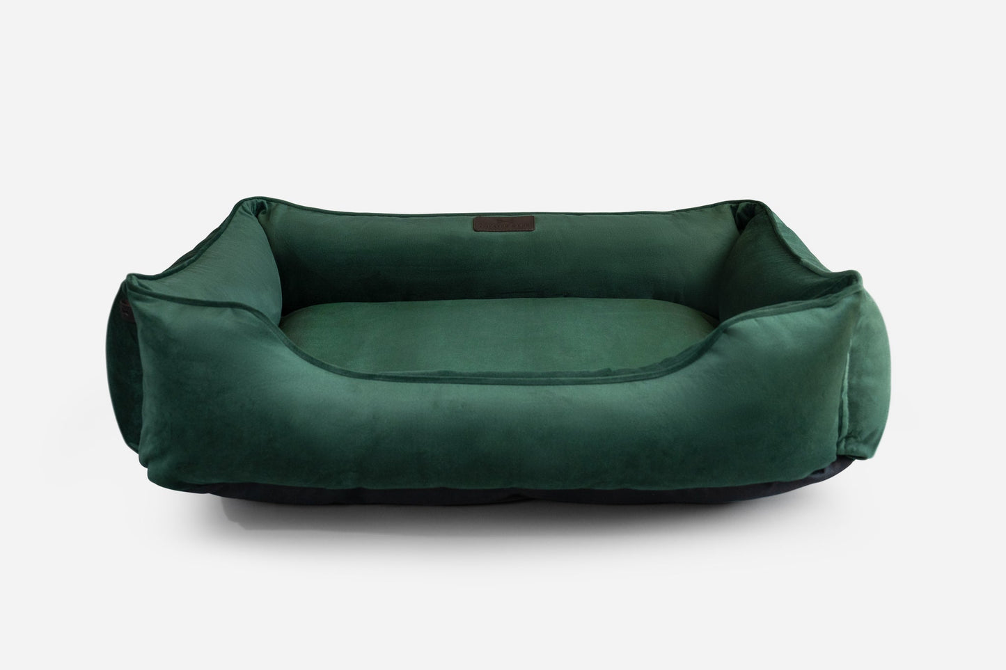 Chester & Lee | Classic Velvet Sleeper Dog Bed Green