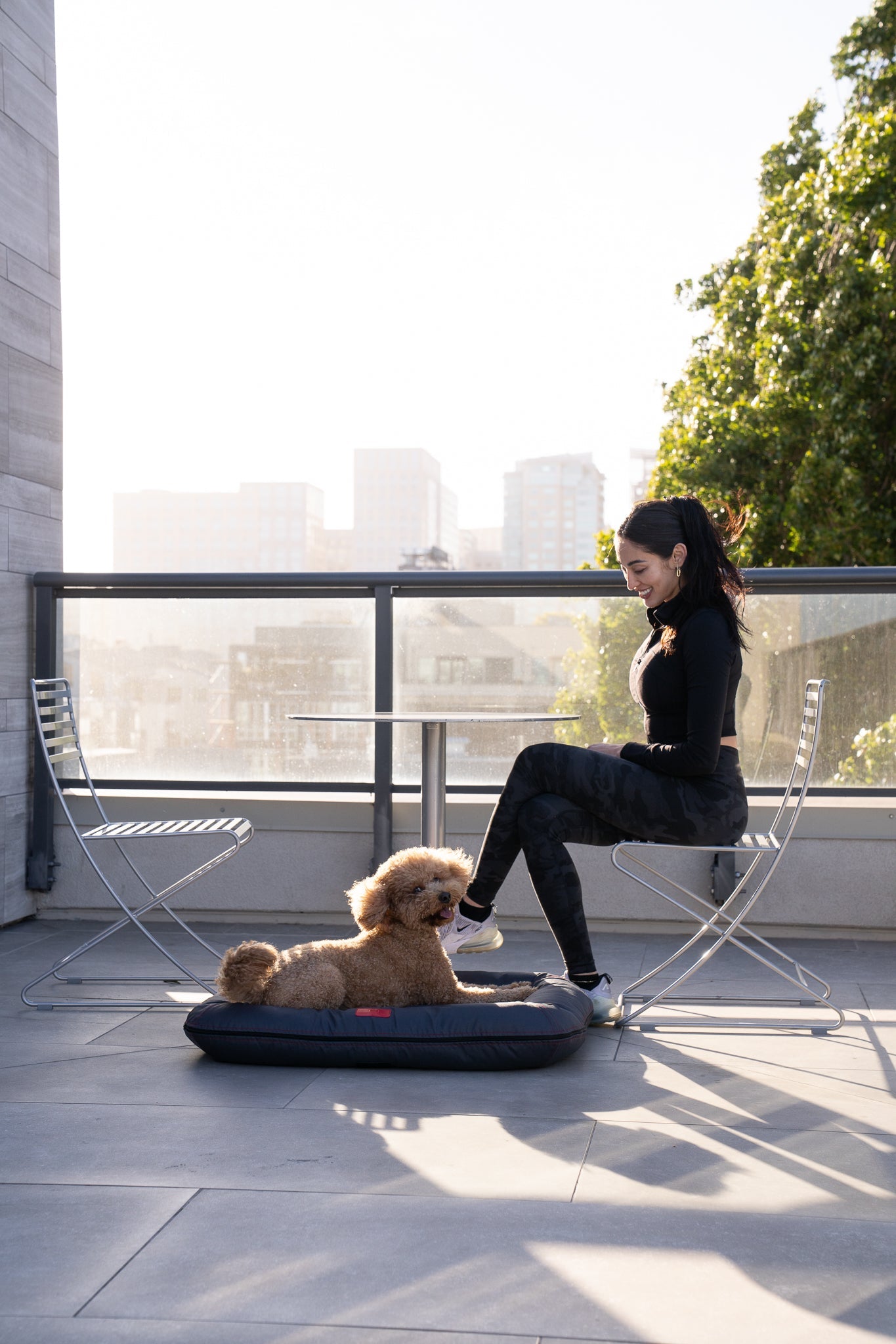 Chester & Lee | Waterproof Lounger Dog Bed Gray