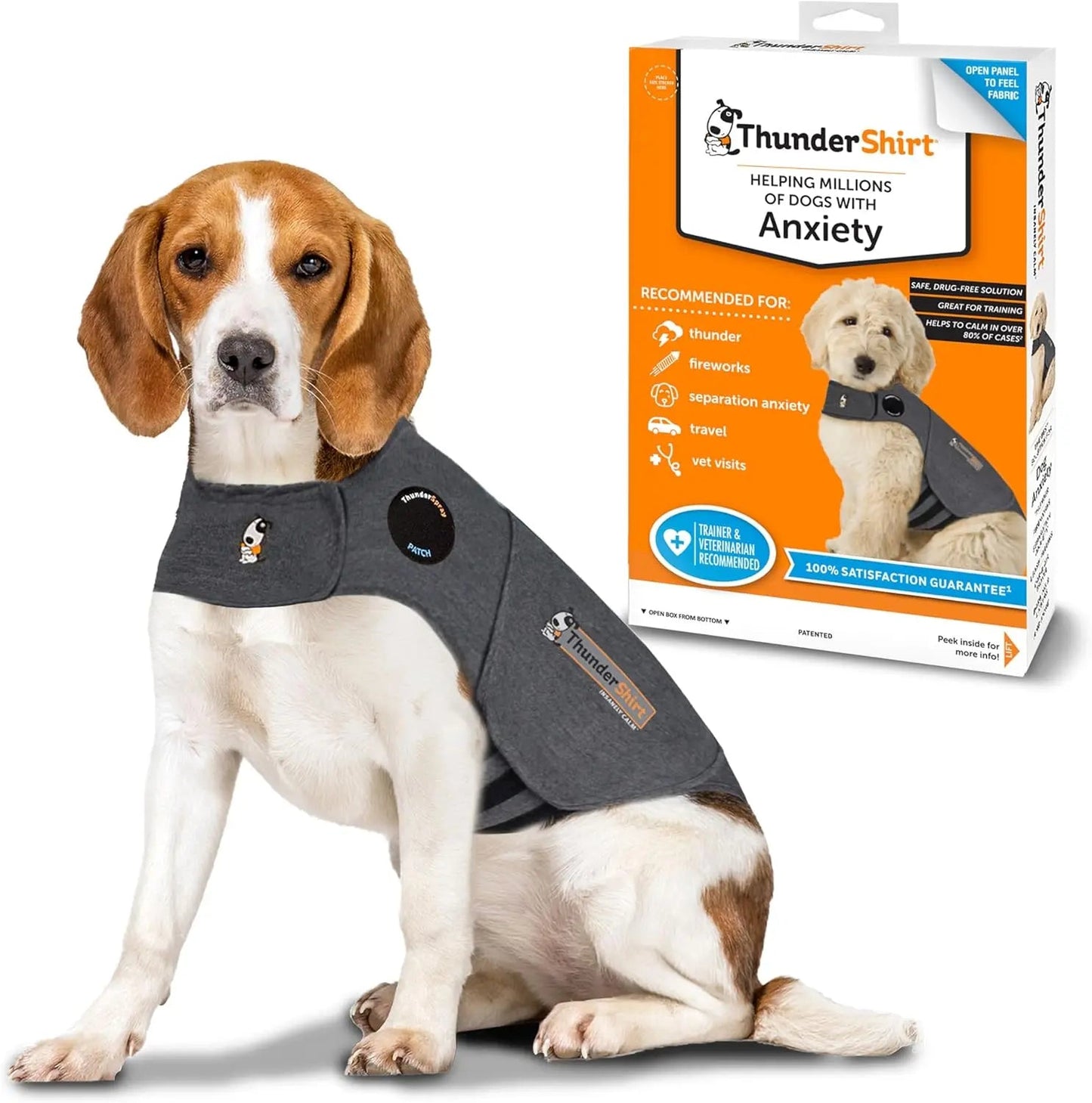 Dog Anxiety Relief Calming Vest – Soft Comfort for Stress & Thunderstorms