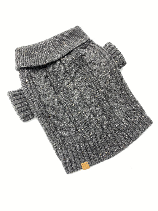 Brooklyn Cashmere Cardigan, Charcoal