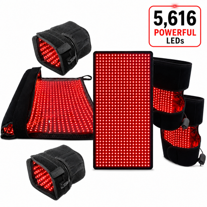 Red Light Nerve and Circulation Support Kit for Hands and Feet – 6 Devices Total LEDs: 5,616