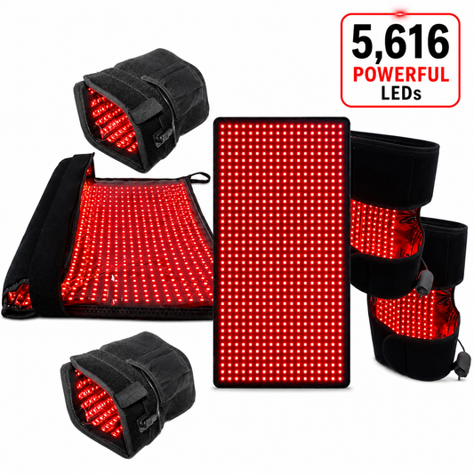 Red Light Neuropathy Support Kit for Hands and Feet – 6 Devices for Faster Relief Total LEDs: 5,616