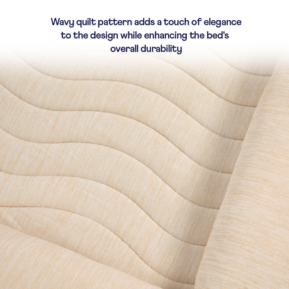 PupChill™ Cooling 4-Bolster Dog Bed - Arctic Sand