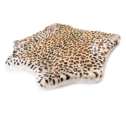 PupRug™ Animal Print Memory Foam Dog Bed - Cheetah Faux Print