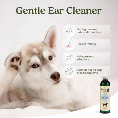 Pawfume Dog Spa Gift Basket 6-Piece Probiotic Deodorizer & Grooming Set