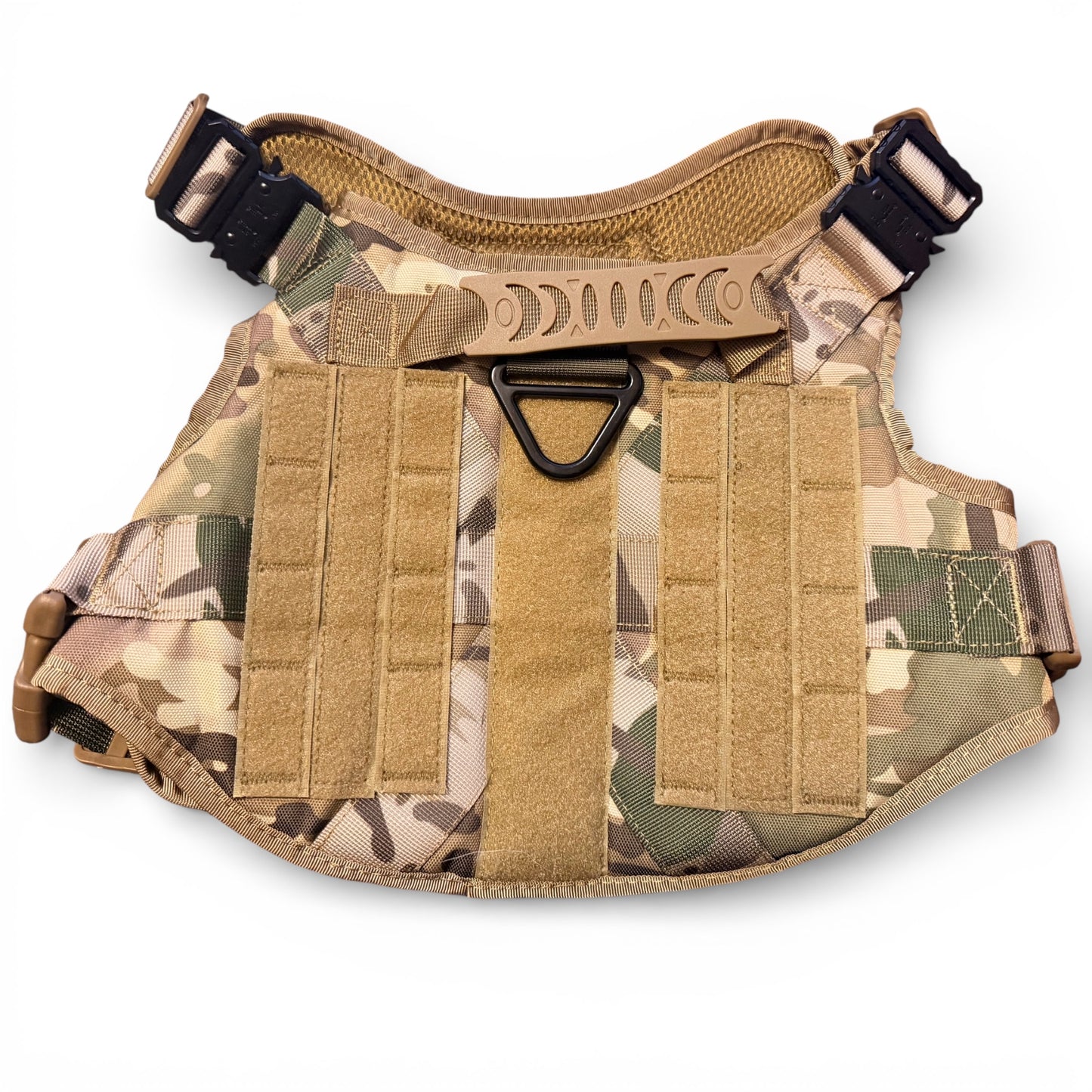 Camo Tactical Dog Harness - Heavy Duty & Quick Release