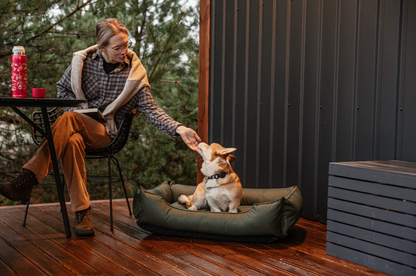 Chester & Lee | Waterproof Sleeper Dog Bed Green