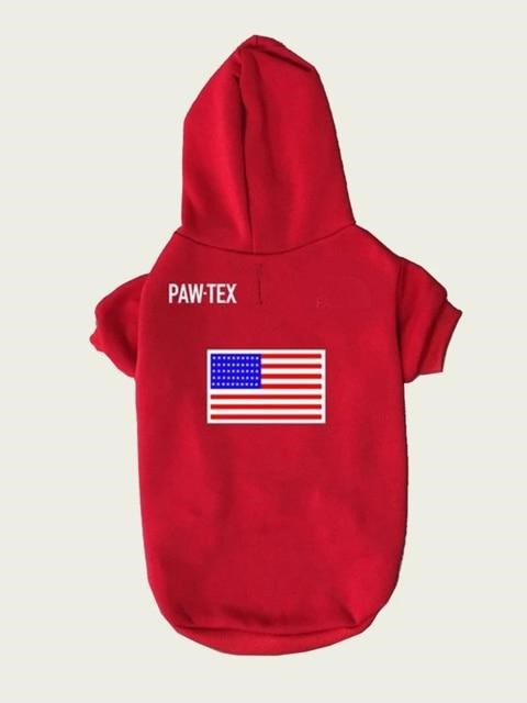 Sport Retro Hoodies Pet Clothes S-XXL