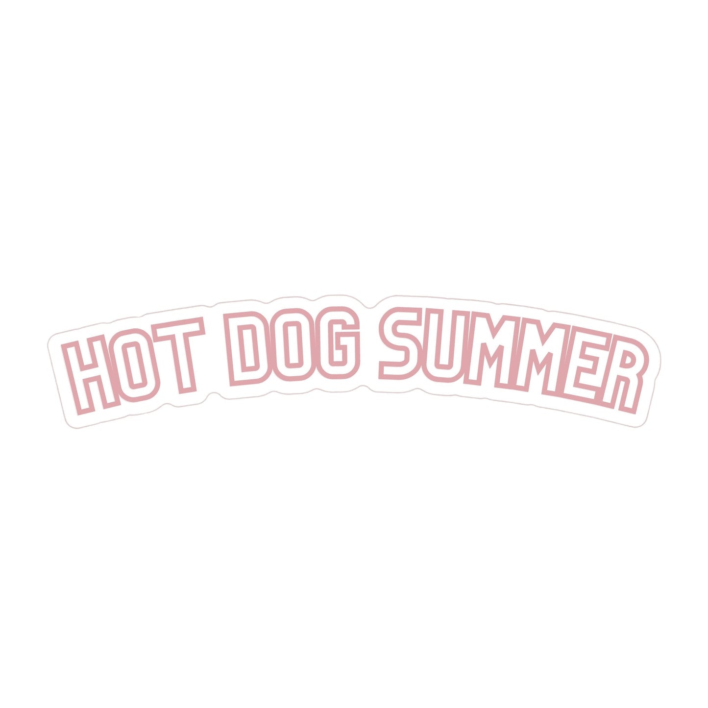 Fur Elise Hot Dog Summer Sticker