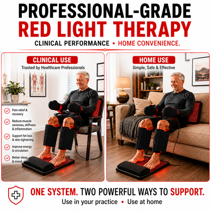 Red Light Nerve and Circulation Support Kit for Hands and Feet – 6 Devices Total LEDs: 5,616